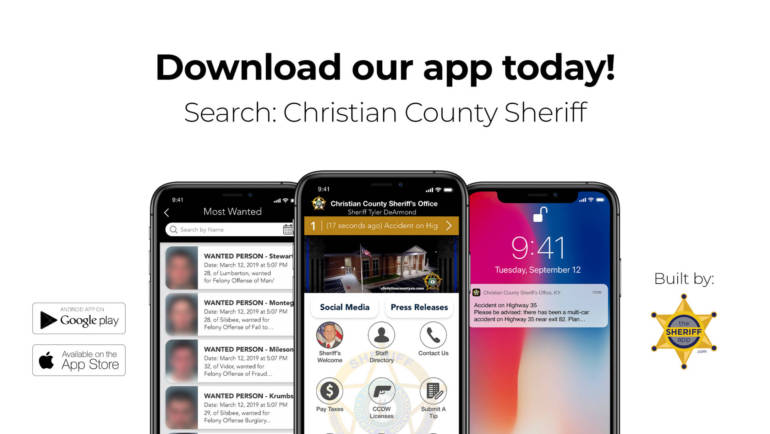 CCSO Launches New Mobile App