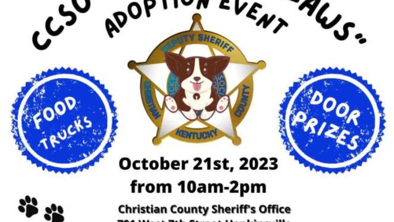 CCSO, Pet Rescue Agencies to Host Paws and Claws Adoption Event